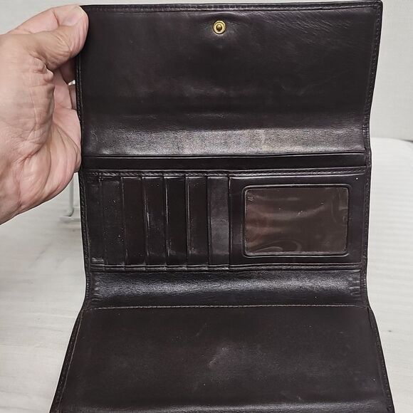 COACH TRI-FOLD CANVAS & LEATHER WALLET BFPM-03-070 - Picture 5 of 5